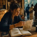 Bien préparer un voyage en solo : voyageuse seule, carnet et passeport en auberge