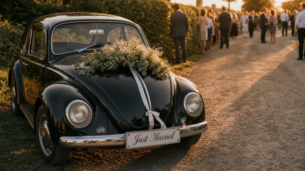 Pourquoi une Coccinelle séduit un mariage, du cabriolet Karmann au mariage de Coccinelle en 1962