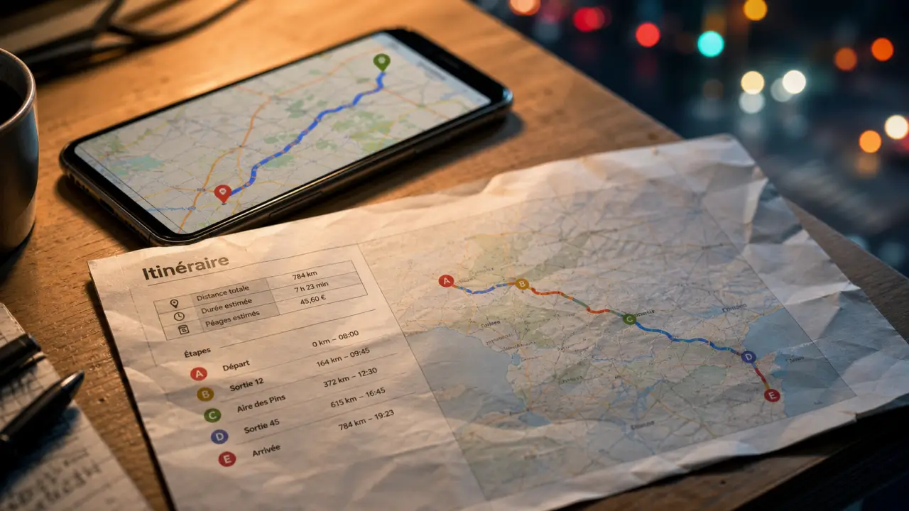 Itineraire et carte michelin : durée, péages et routes alternatives