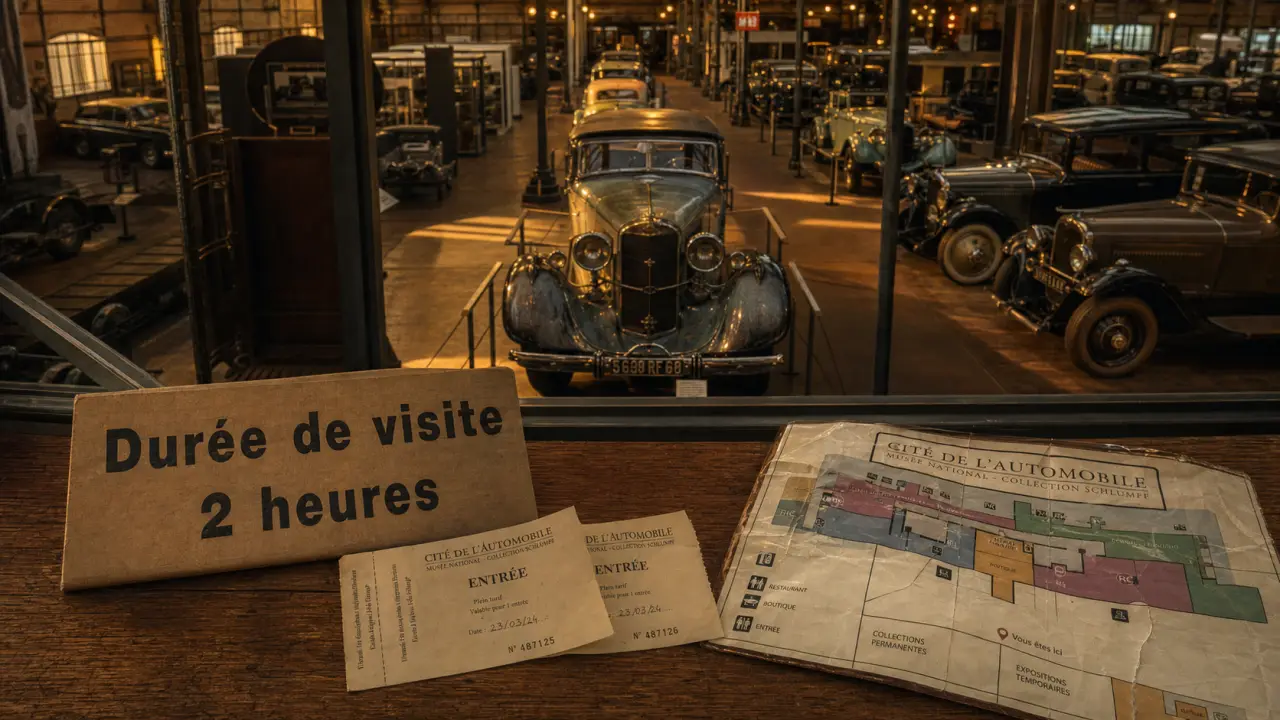 Musée automobile Mulhouse durée visite 2 heures