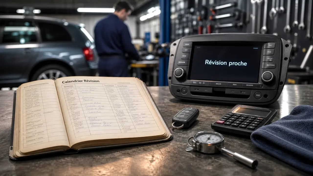 Quand faire revision voiture : calendrier révision, carnet d’entretien, 1 an 15 000 km