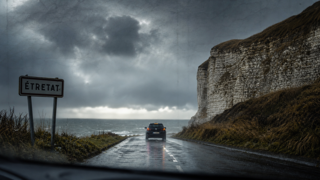 Visiter la Normandie en 3 jours : route vers Étretat, falaises de craie