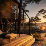 Week end en Aquitaine insolite : cabane perchée et bulle transparente dans les Landes