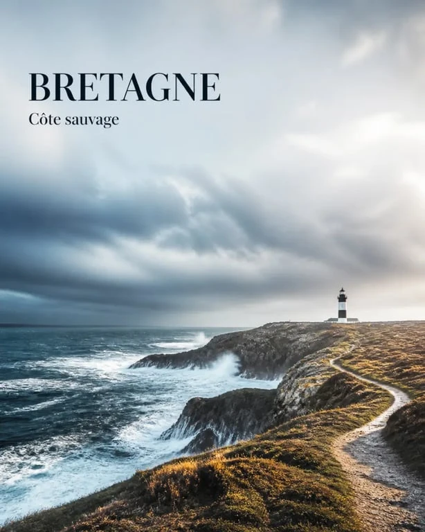 Plus belle région de France : la Bretagne avec une côte sauvage et un phare face à l’océan