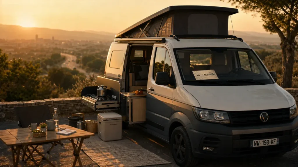 Van aménagé à Aix-en-Provence : modèles, accès et road trips sans détour