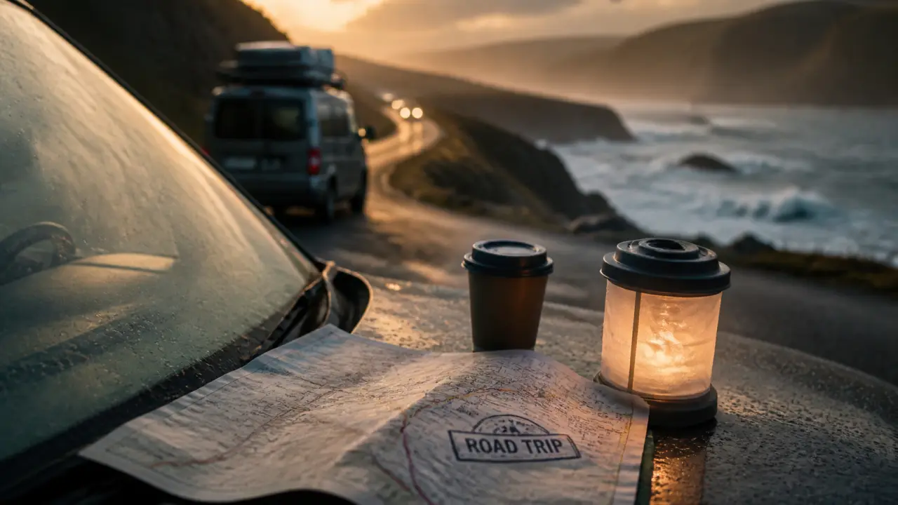Road trip c’est quoi : van sur route côtière, carte et conseils