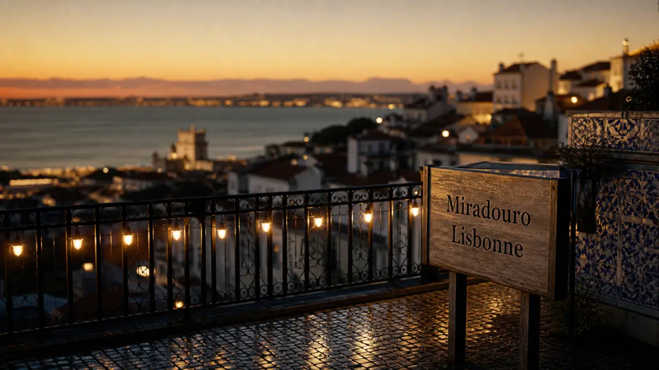 Visiter Lisbonne en 3 jours : vue du miradouro vers le Tage et Belém