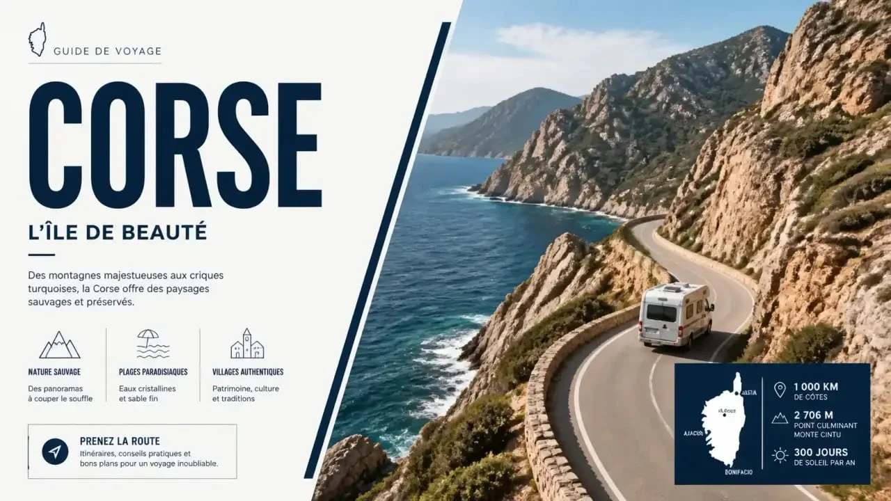 Road trip en camping-car sur les routes sinueuses de Corse