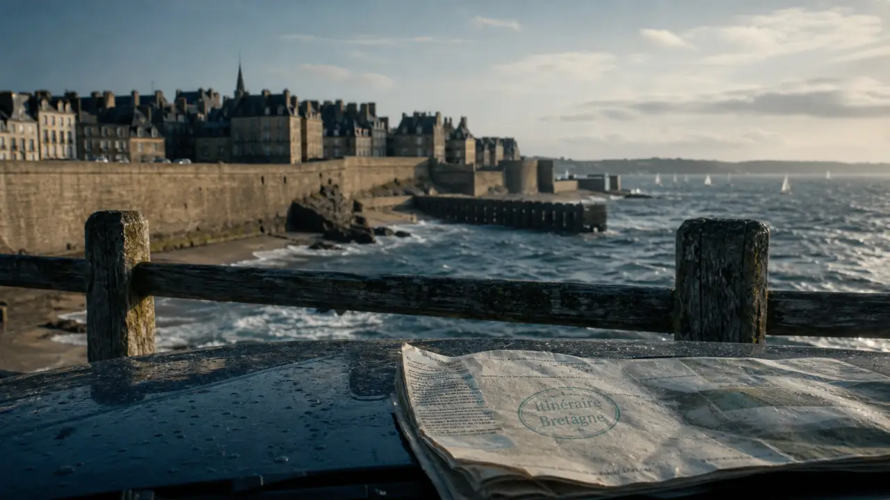 Itineraire en bretagne : port de Saint-Malo, remparts et mer