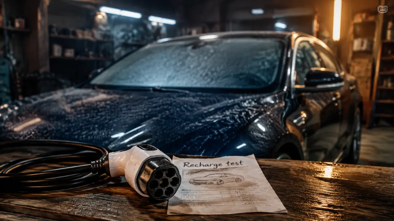 Meilleure hybride rechargeable occasion : recharge test PHEV en garage