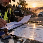 Rallye automobile ce week end : commissaire et plan des épreuves