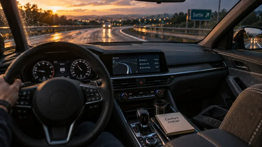 Une voiture routière doit surtout préserver votre confort sur les longs trajets