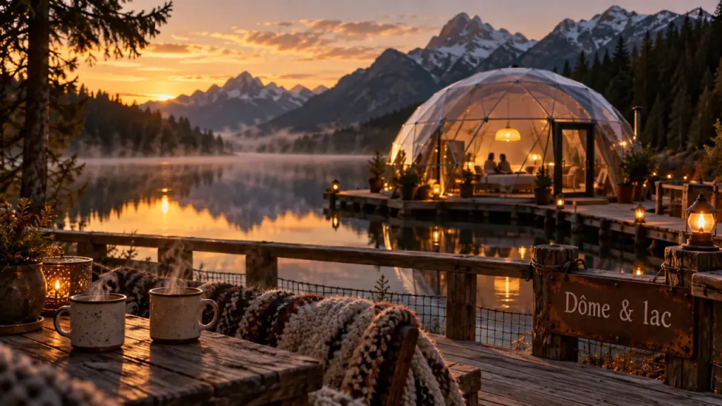 Week-end insolite en Rhône-Alpes : bulle, dôme ou cabane avec spa privatif ?